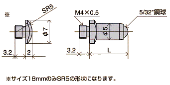 CC-1 換えロッド寸法図