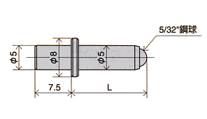 CC-2 換えロッド寸法図