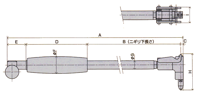 外観寸法図 CGシリーズ