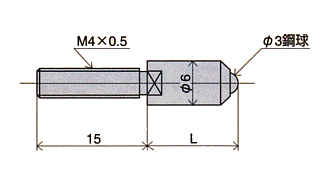 CG-4 換えロッド寸法図