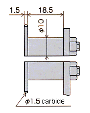 Dimensions for contact point ; LB-7V