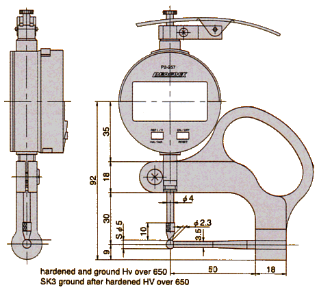 Dimensions ; P2-257, P2-127