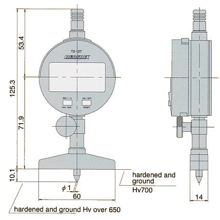 Dimensions ; T2-127