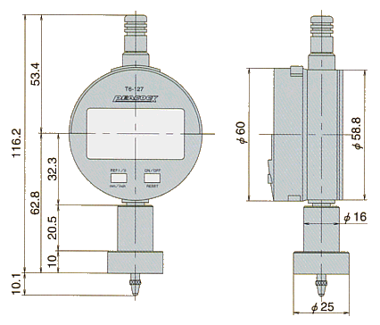 Dimensions ; T6-127