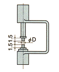 Both top and bottom needle type