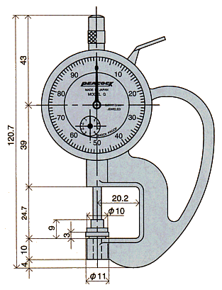 外観寸法図 G-MT, PG-10