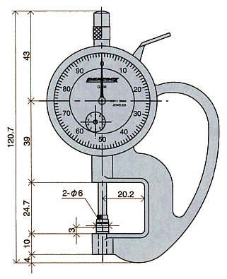 外観寸法図 G-1M