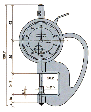 Dimensions ; G-1A