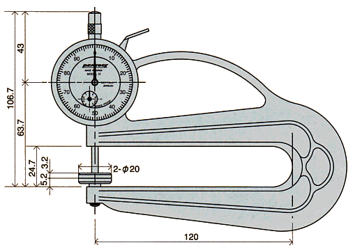 Dimensions ; H-20