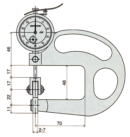 外観寸法図 HR-1