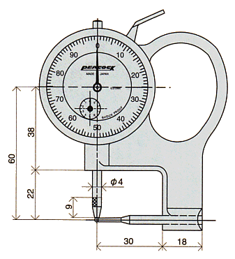 外観寸法図 P-1