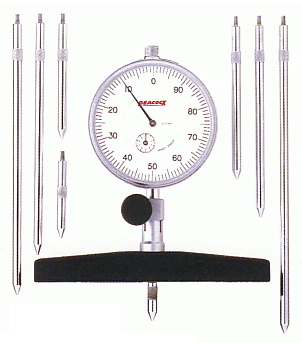 150mm Length Suxing Depth Gage Bottom Base for Dial Indicator Attachment 