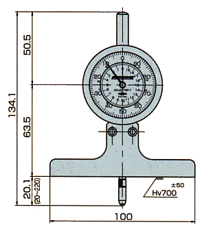 外観寸法図 T-1W