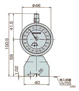 外観寸法図 T-4