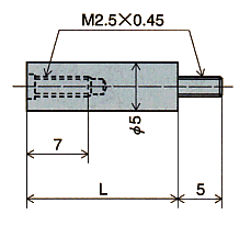 測定子ジョイント φ5mmタイプ