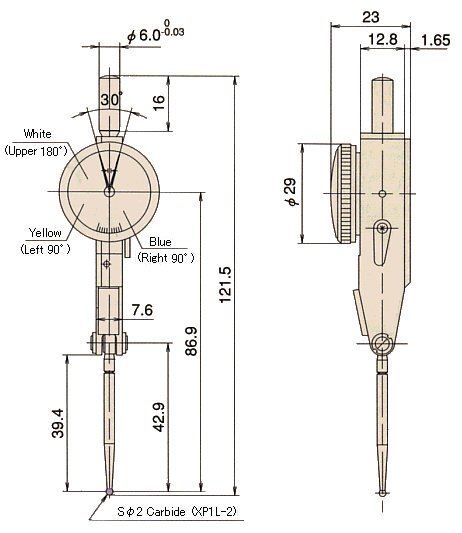 Outer dimension ; PCC-1X