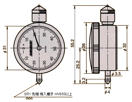 外観寸法図 U-1