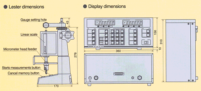 DGT-20G ( Dimensions )