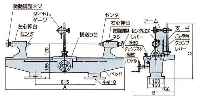 外観寸法図 ; OB