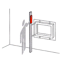 Checking window sash plumb